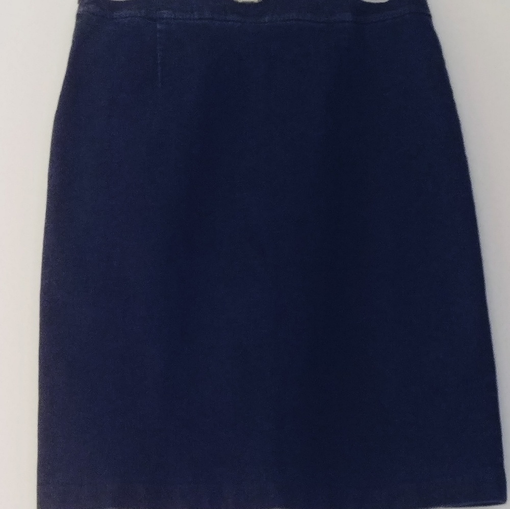 NY & Co. Womens Blue Denim
Straight/Pencil Skirt